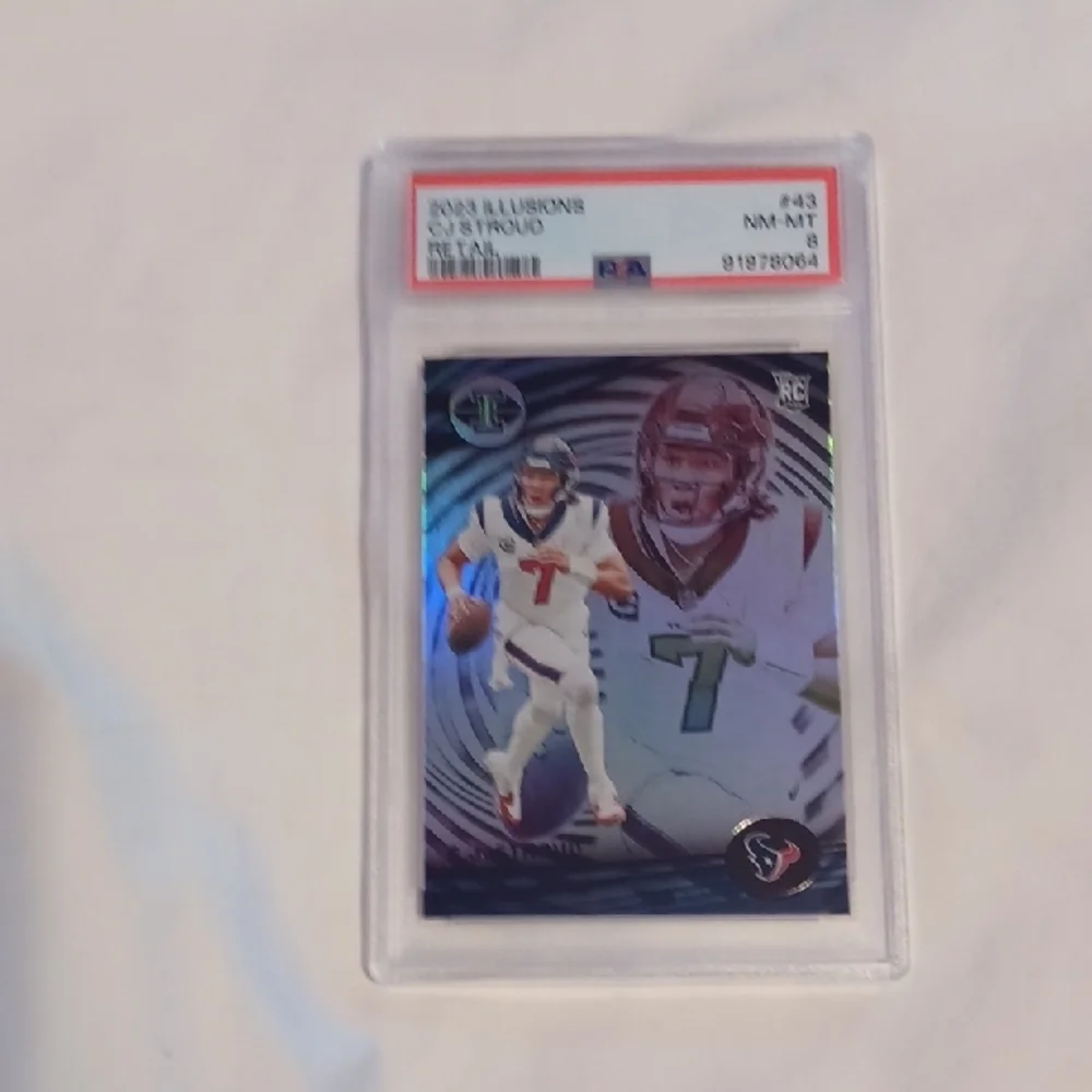 2023 ILLUSIONS CJ STROUD RETAIL #43 PSA 8